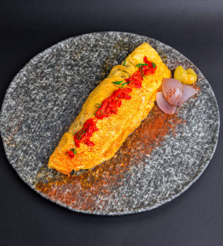 Filled Omelet Vegetables