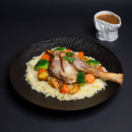 لحم الضأن المشوي